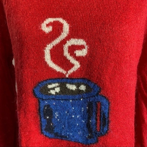 Woolrich • Red Wool Mohair Coffee Mug Sweater - Picture 3 of 6